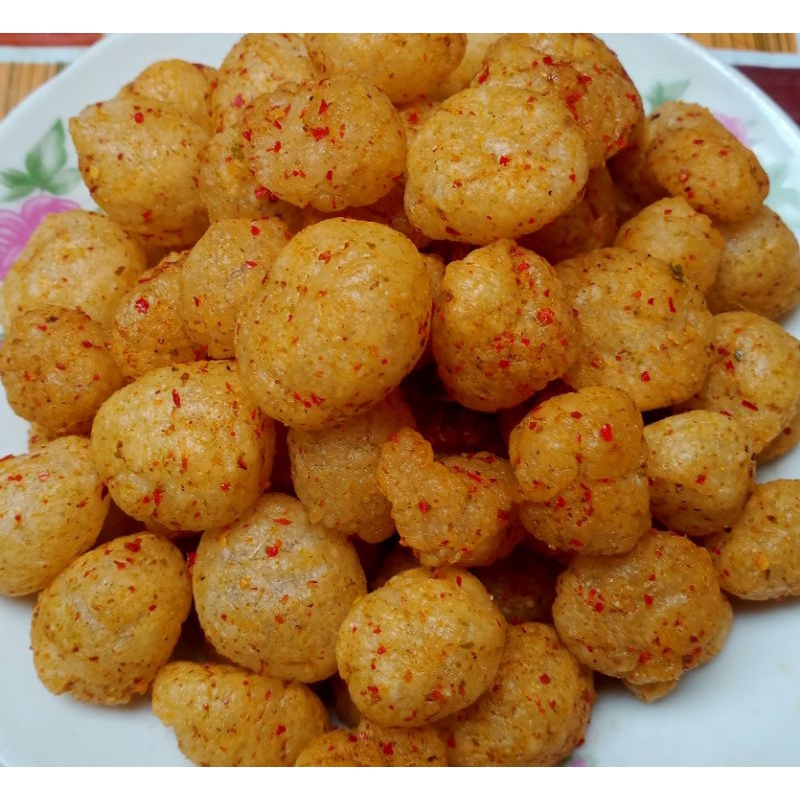 

cimol kering pedas daun jeruk/camilan kriuk