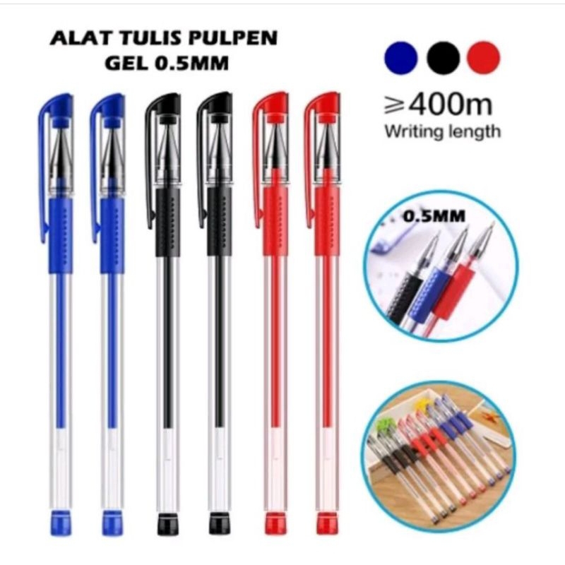 

Pena Gel 0,5mm Pulpen Tinta Cair Alat Tulis Sekolah Kantor Pen Warna Warni Murah Grosir