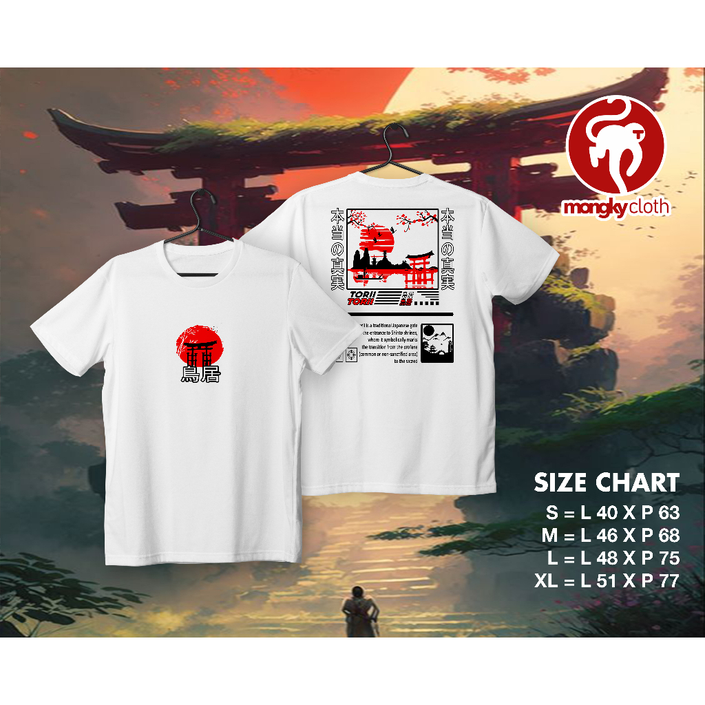 Kaos Distro japanese Style Kece
