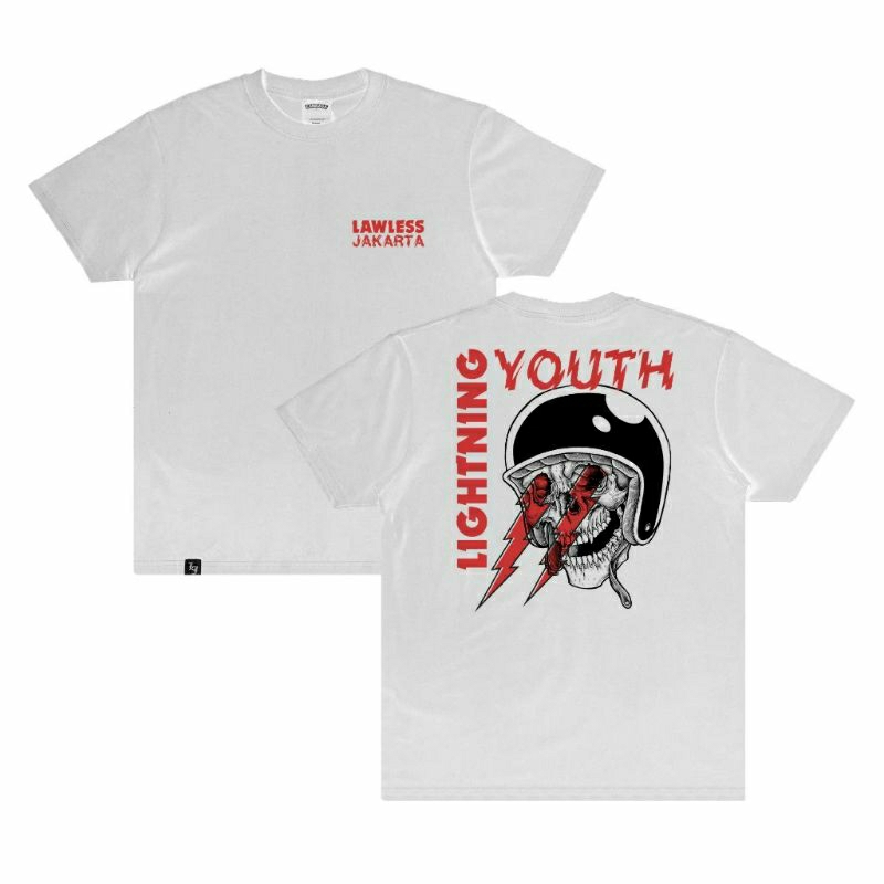 Tshirt Kaos Lawless Jakarta - LIGHTNING YOUTH Original