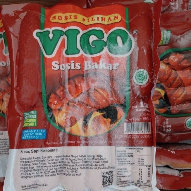 

Sosis Sapi Vigo Isi 12 500 Gr