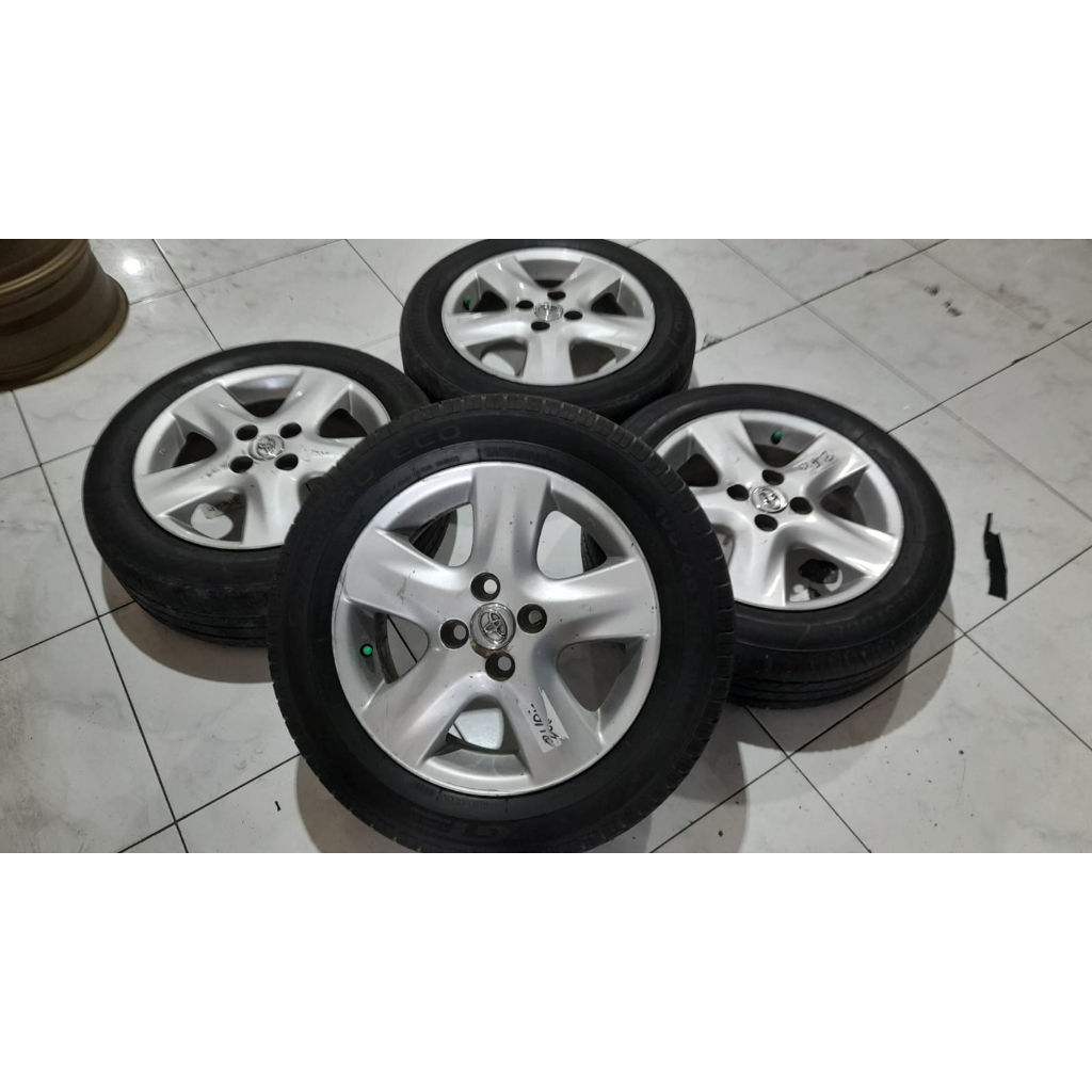 VELG MOBIL BEKAS MURAH STANDAR VIOS R15 4X100 +BAN 185 60/195 60 R15