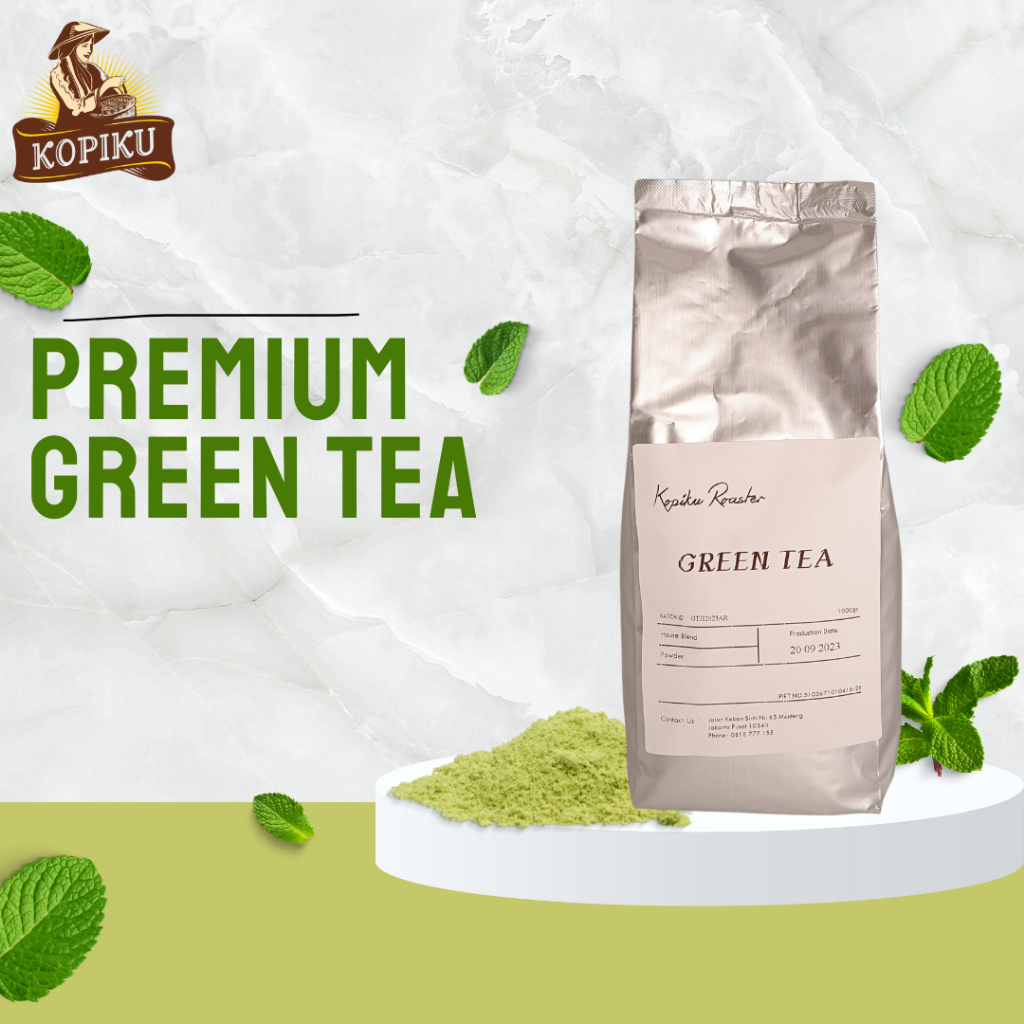 

PREMIUM Green Tea Powder / Green Tea Bubuk 1 Kg