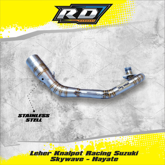 Leher Knalpot Racing Suzuki Skywave - Hayate