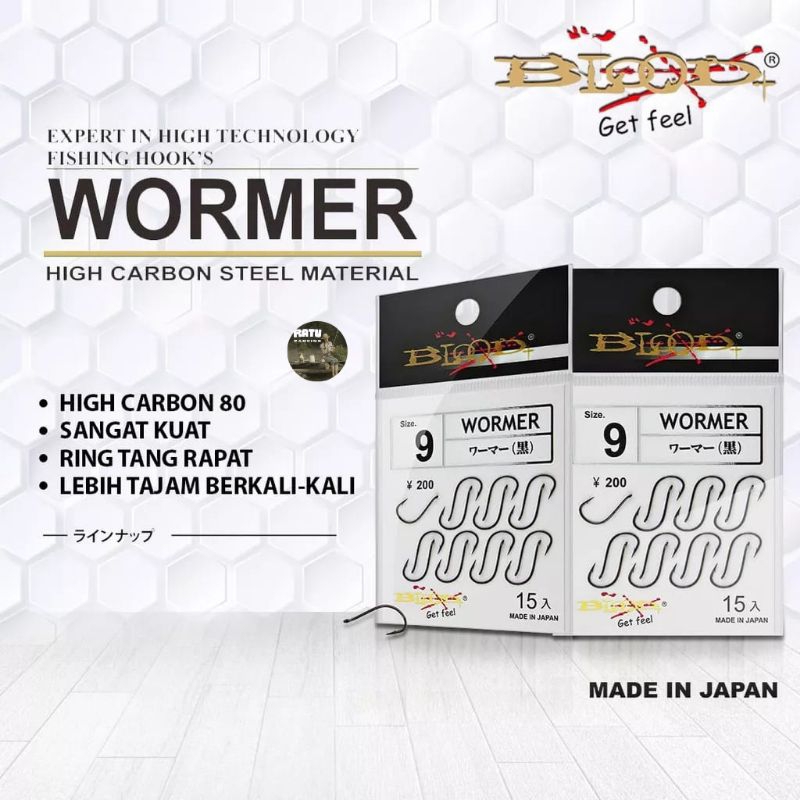 Mata Kail Pancing Wormer Blood Carbon