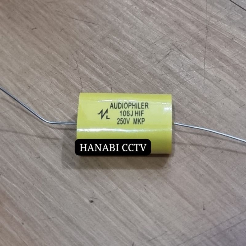 Capasitor MKP Kuning 10uf / 106J 250V Audiophiler Kapasitor