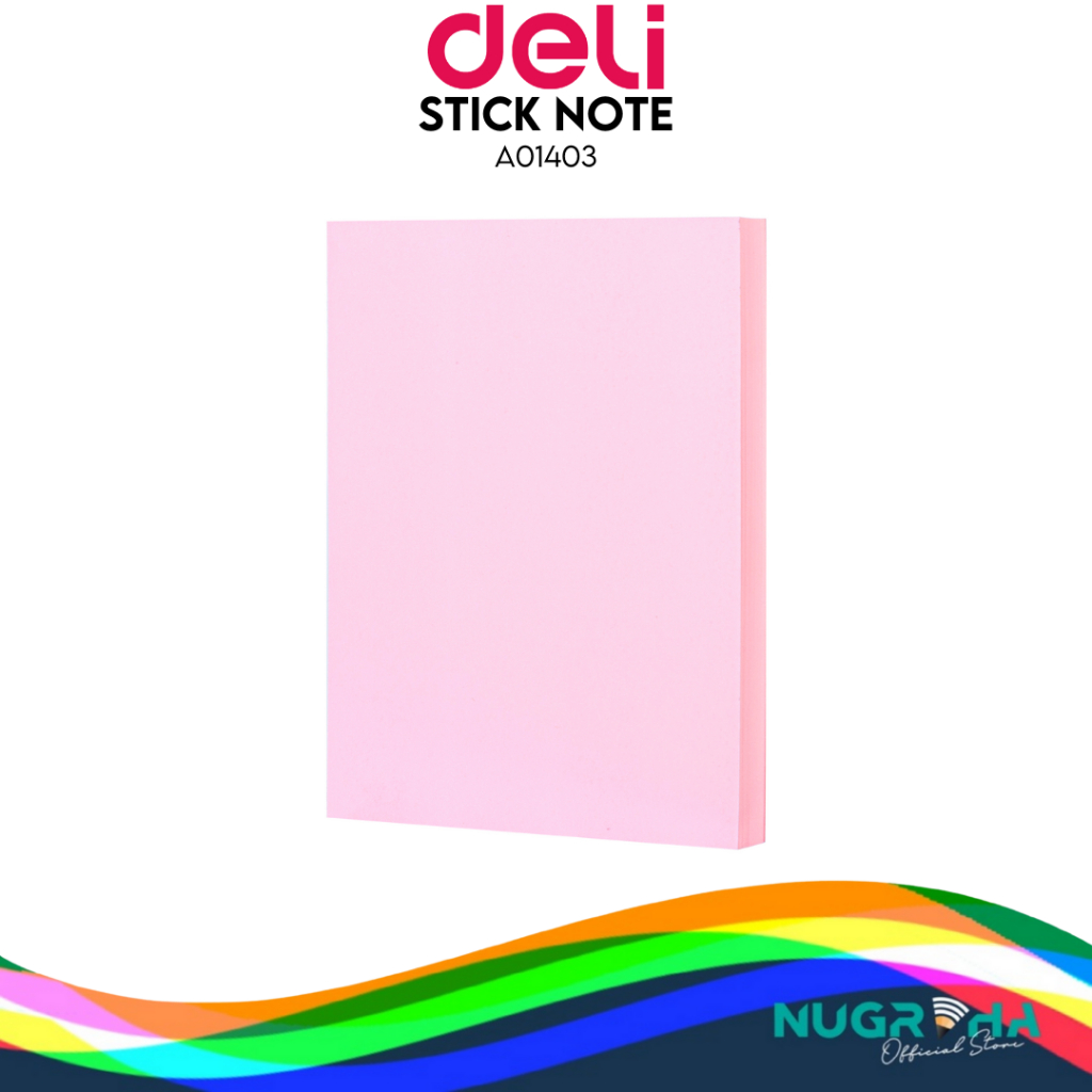 

Stick Sticky Note Pad Memo tempel 76x101 Deli A01403