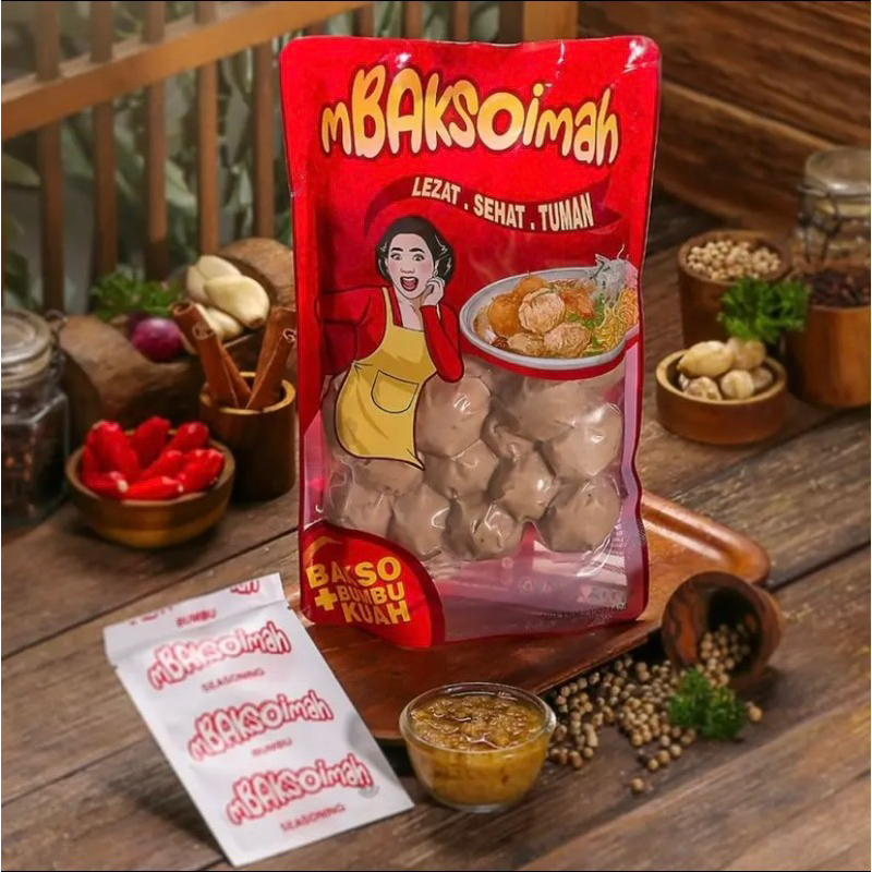 

READY STOCK Bakso mBAKSOimah 1 pack isi 20 pcs Promo | Meatball enak nagih