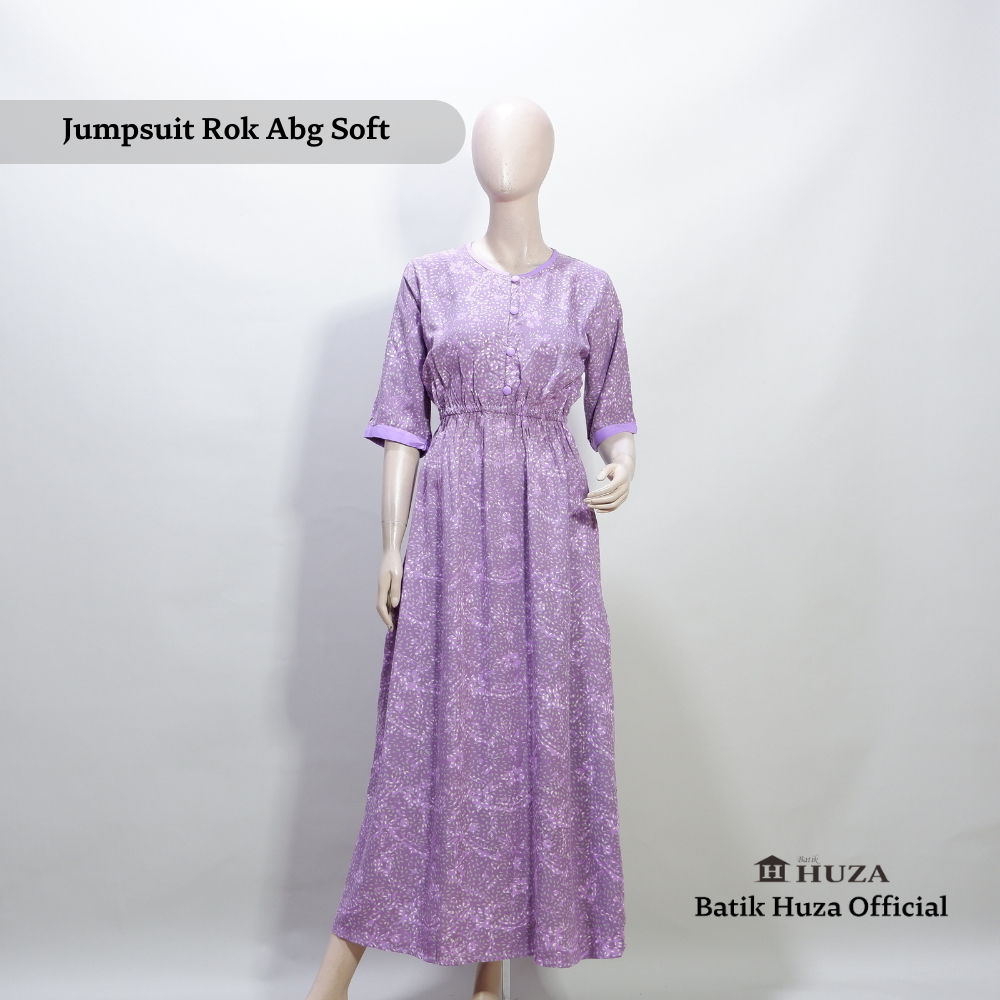 Batik Huza Jumpsuit Daster Rok ABG Soft