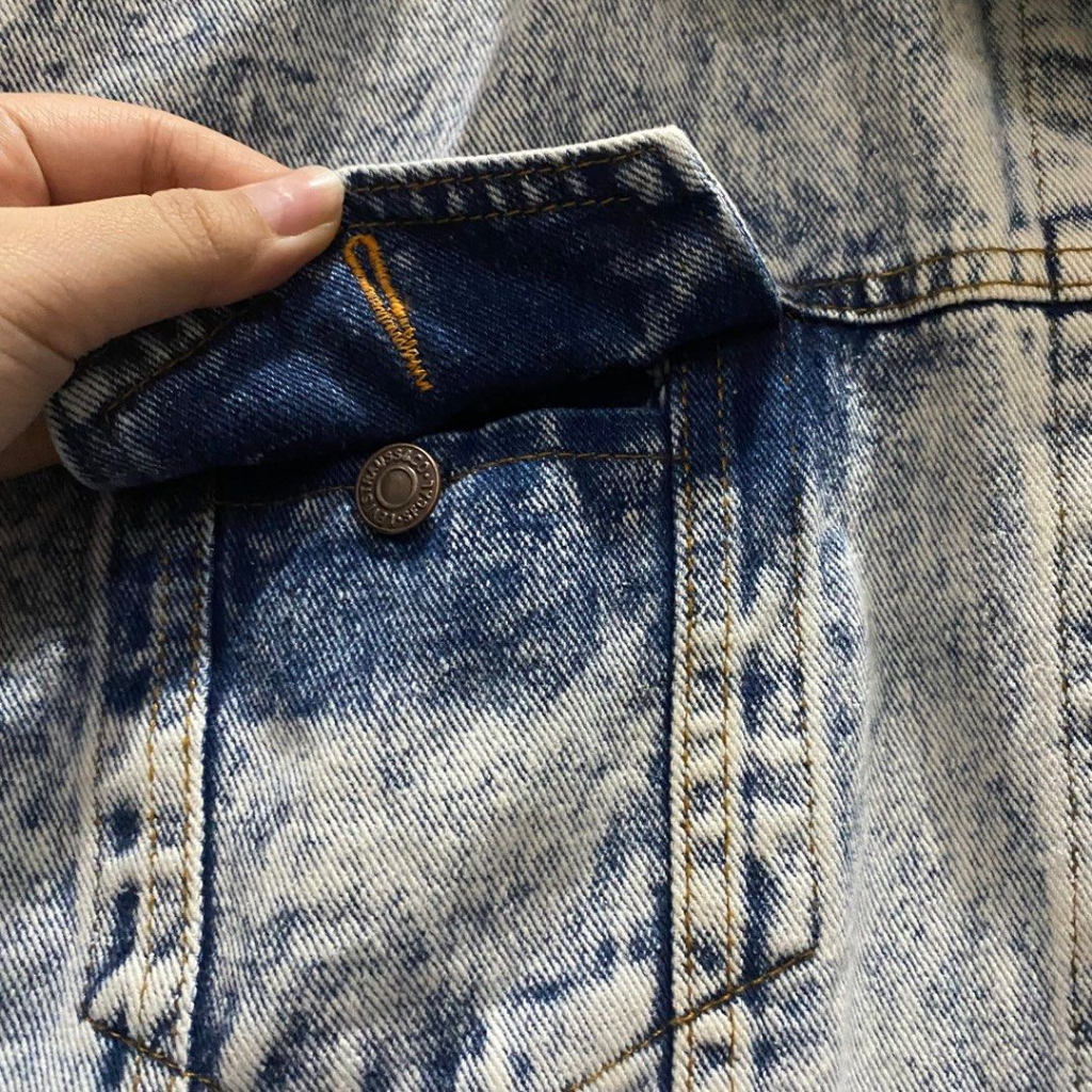 LIMITED JAKET JEANS JAKET DENIM PRIA ORIGINAL IMPORT OVER SIZE M - 3XL