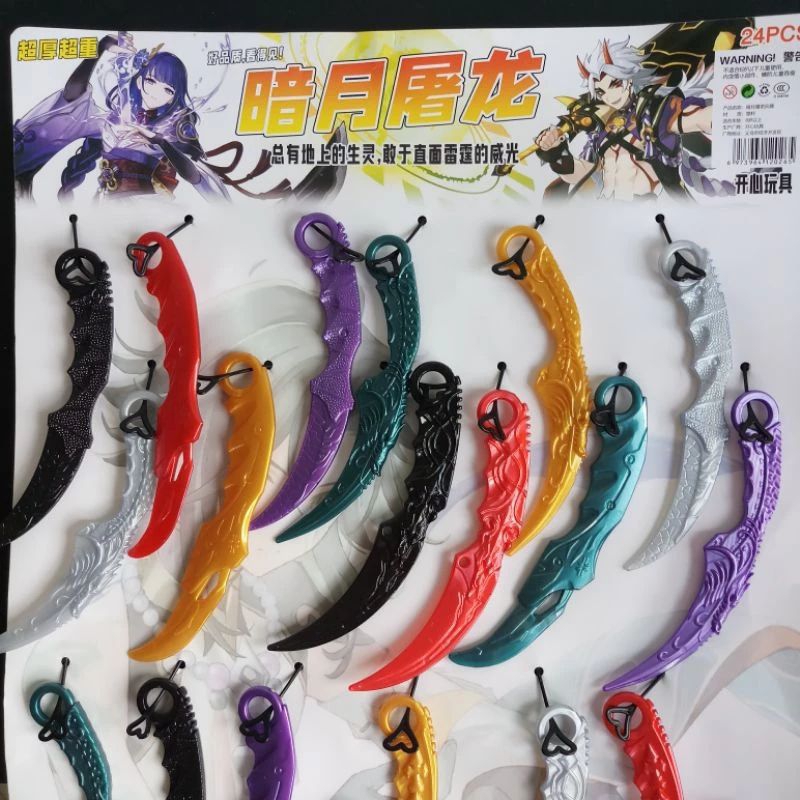 mainan suriken kunai karambit senjata mainan naruto karambeat