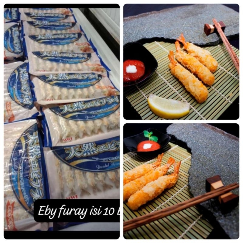 

Ebi Furai Frozen / Udang Goreng Tepung Frozen Bento 225 gram isi 10