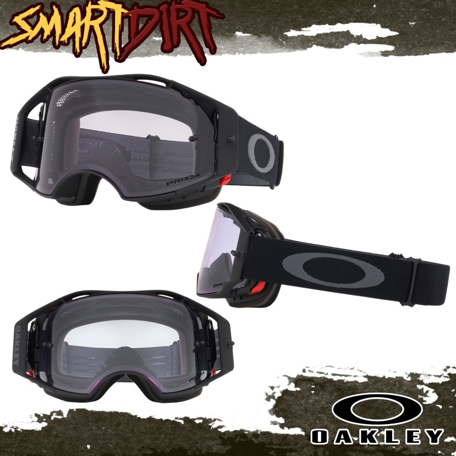 Kacamata Oakley Prizm Goggle Mx Low Light Lenses Black Gunmetal Strap