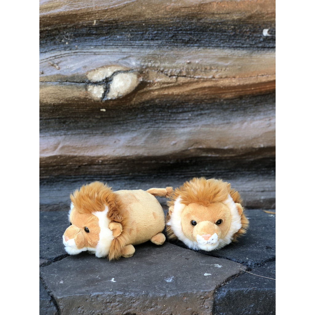 Boneka Singa Gemuk Lucu | Chubby Lion Animal Plush Toys | Taman Safari