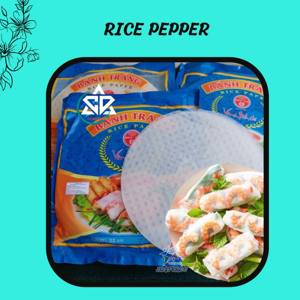 

♥MURAH LEBAY♥ Banh Trang Rice Paper 22 cm 5 lembar✅