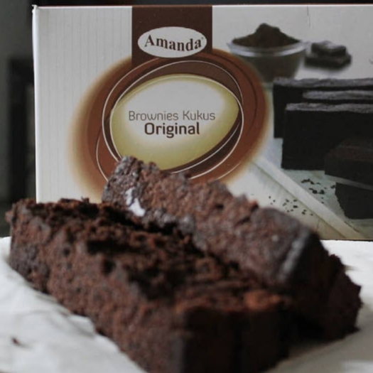 AMANDA BROWNIES KUKUS ORIGINAL | Kue Brownies Kukus Amanda Rasa Original Oleh-Oleh Khas Bandung