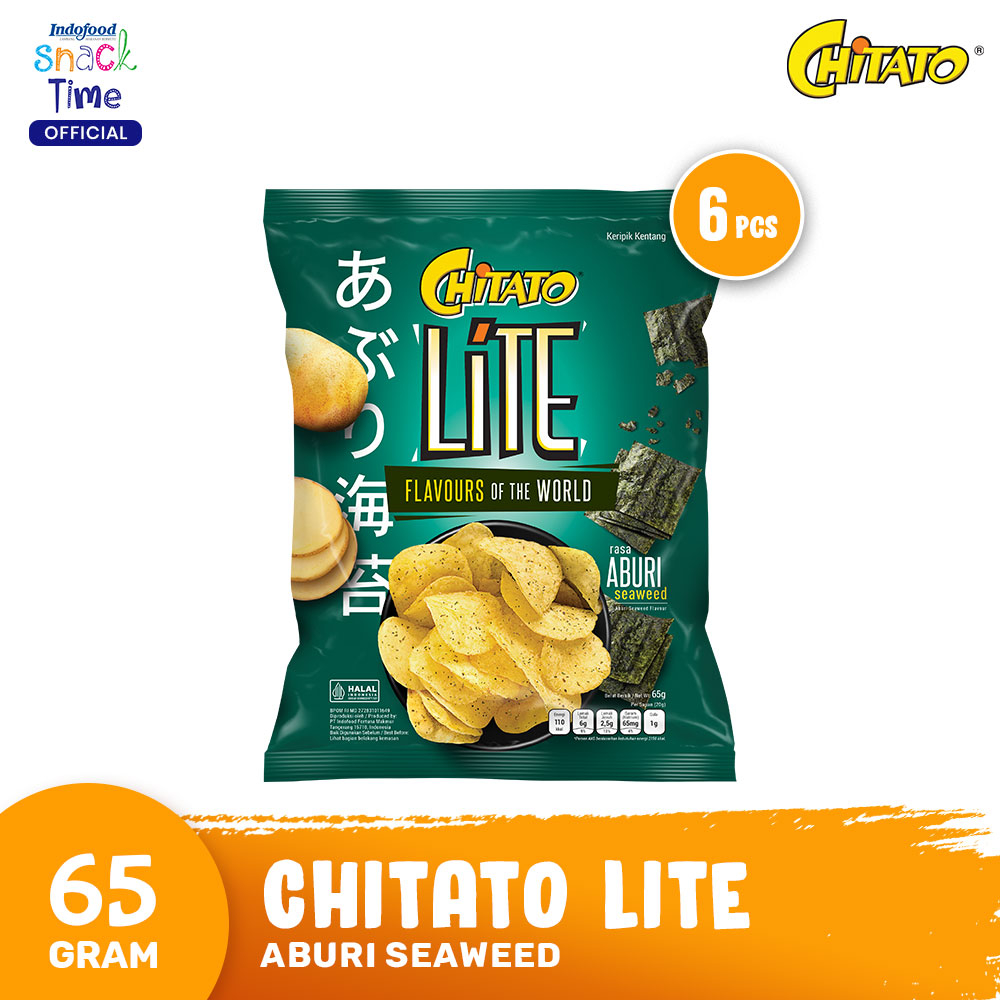 

Chitato Lite Aburi Seaweed 65 Gr - 6 Pcs