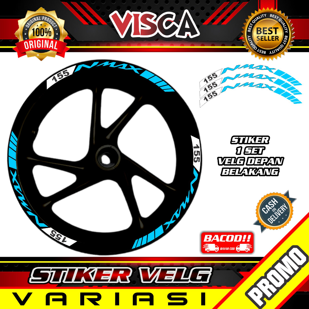 Stiker Velg List Velg Motor Stiker Velk Nmax 155
