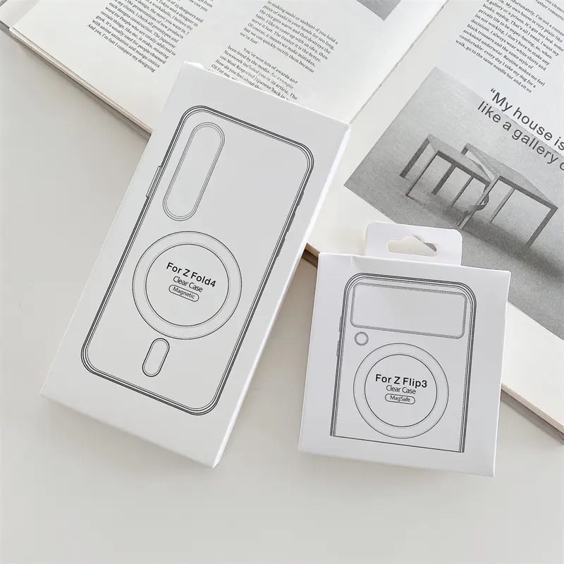 Best Seller!!!! Case Magsafe Akrilik SAMSUNG Z FLIP Z FOLD 3 4 5 Magnetic Case Clear Hybrid Bumper Casing