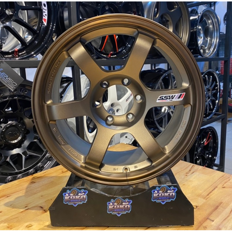 Velg Mobil SSW S202 Te37 Progressive R18 untuk Fortuner Pajerosport