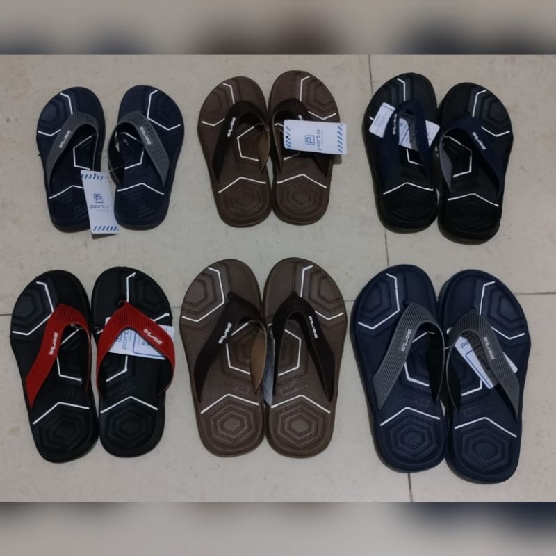 Sandal jepit Anak Porto 1042K, 1042B kecil, tanggung