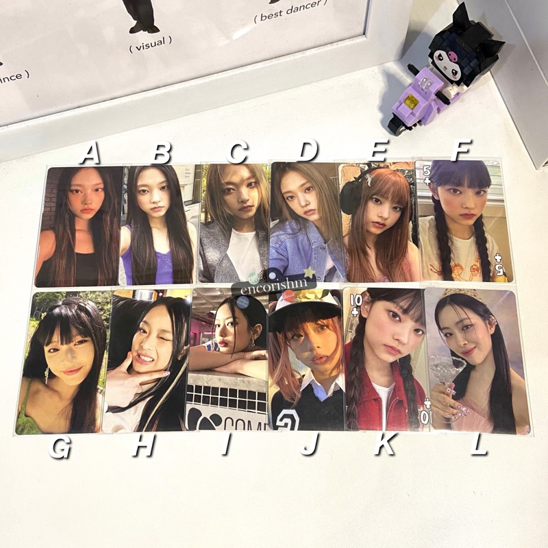 [READY STOCK] PHOTOCARD OFFICIAL NEWJEANS NEW JEANS BLUEBOOK SEASON GREETINGS 2023 HAERIN HANNI ITZY