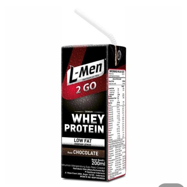 L-Men 2 Go Whey Protein Low Fat Chocolate 200 ml