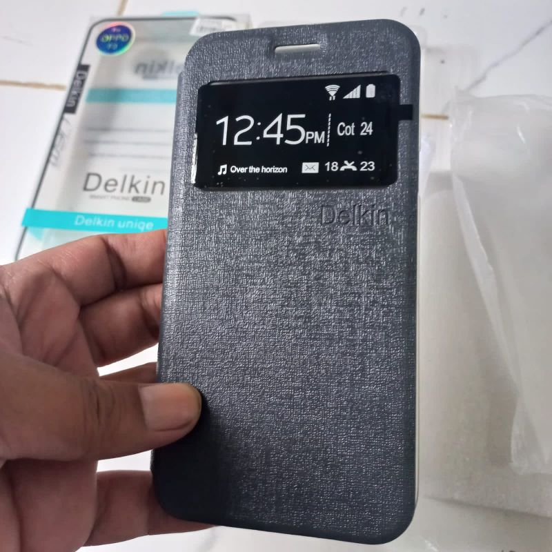 Flip cover Oppo F3 Mewah elegan