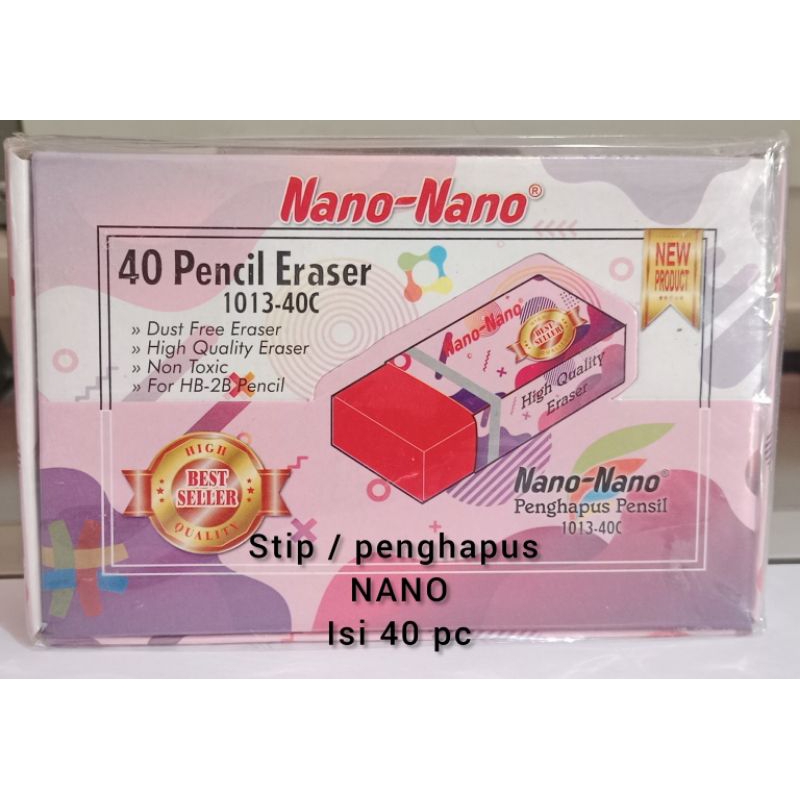 

Stip / Penghapus Pensil isi 40pc/ box