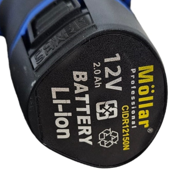 MOLLAR / XENON Baterai 12v Cordless Battery Batre Untuk Bor 12v