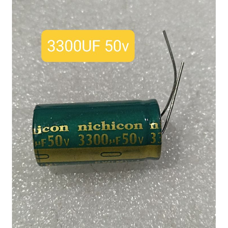 ELKO 3300UF 50V NICHICON ELCO 3300 UF 50 VOLT 3300UF 50VOLT