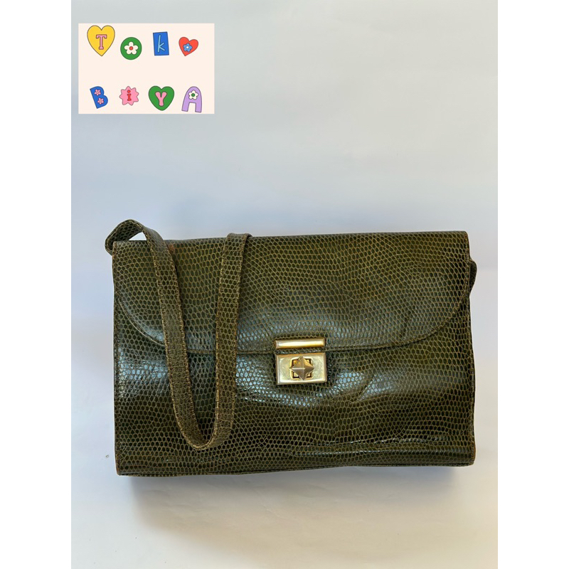 Preloved - pre❤️ - PL - Tas kulit ular snake skin