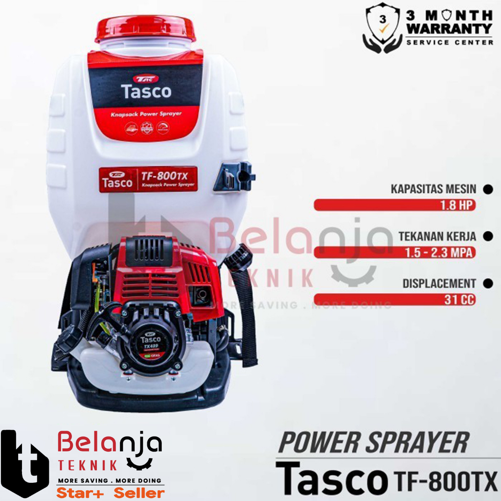 HOT SALE Power Sprayer Bensin TASCO TF800TX TF 800 TX Mesin Semprot Hama Gendong TF800