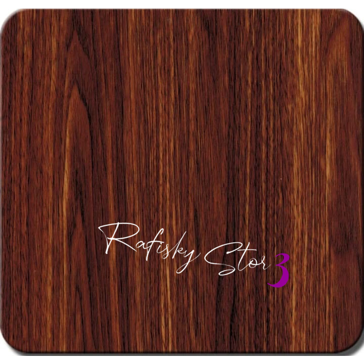 Water Transfer Printing Carbon Celup Motif Kayu Cokelat Ukuran 100 Cm X 50 Cm