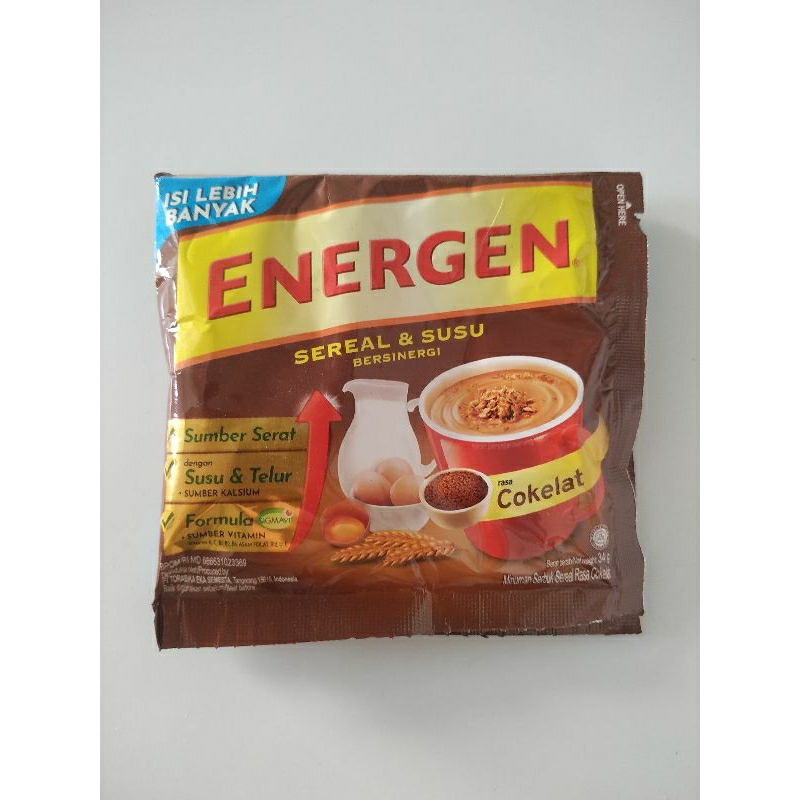 

[PCS] Energen Minuman Sereal Instan 34 Gr pengganti sarapan