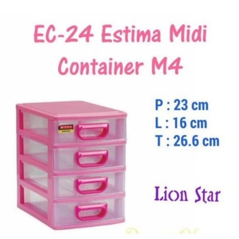 EC 24 Container Midi Lionstar Laci Estima Medium susun 4 Lion Star