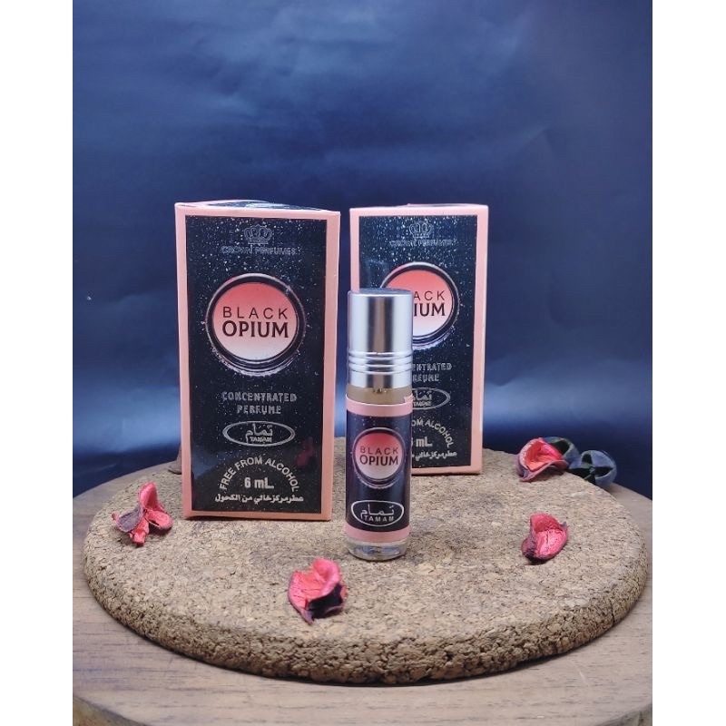 PARFUME TARIM BLACK OPIUM 6 ML ROLL ON / TARIM PARFUME FREE ALCOHOL