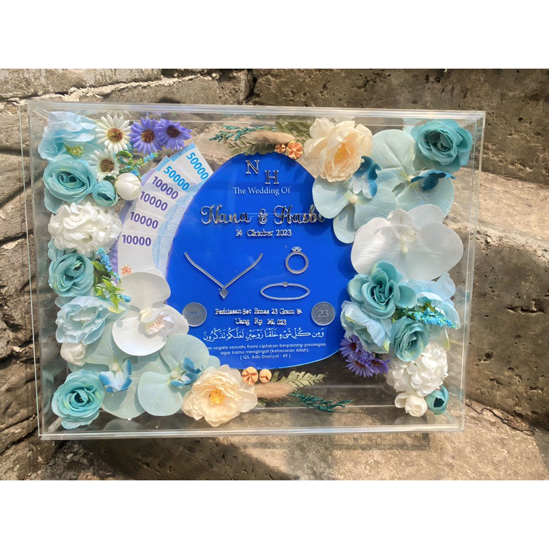 MAHAR PERNIKAHAN FULL AKRILIK DAN FULL BUNGA