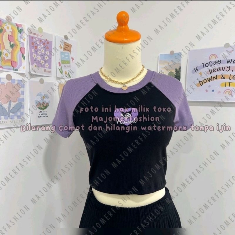 KUROMI CROP TOP 0MAJOMER