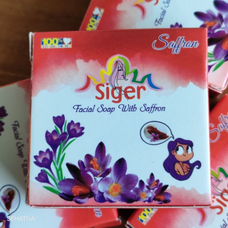 SABUN SAFFRON SIGER COLLAGEN SAFRON FACIAL SOAP