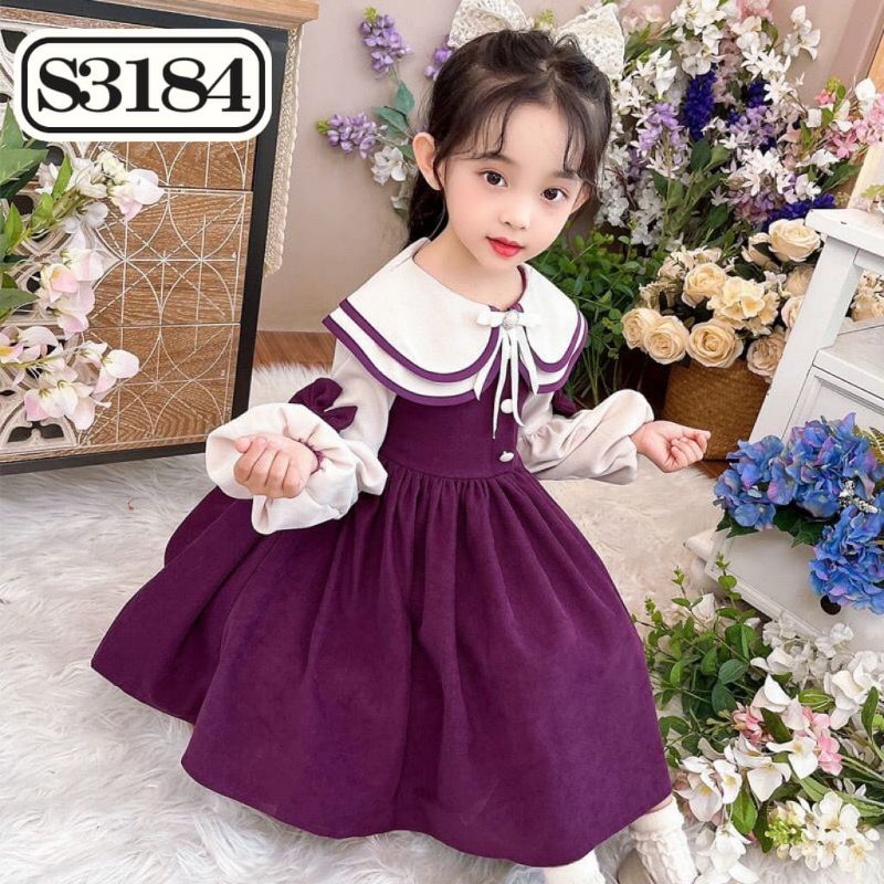 DRESS IMPORT PREMIUM ANAK PEREMPUAN /Gamis bangkok new
