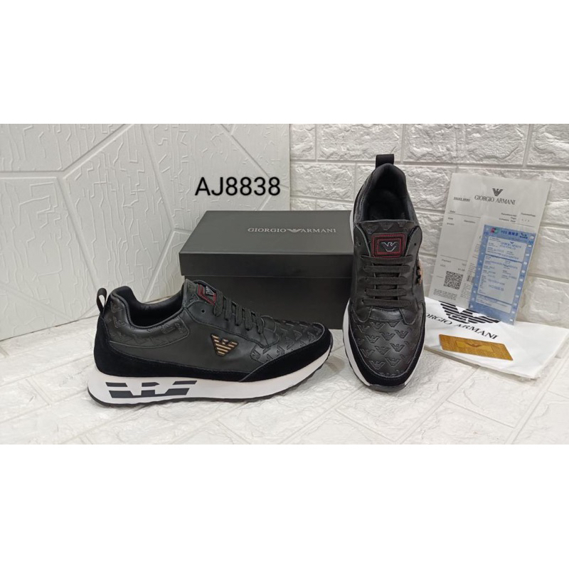 sepatu Miror Armani kotak