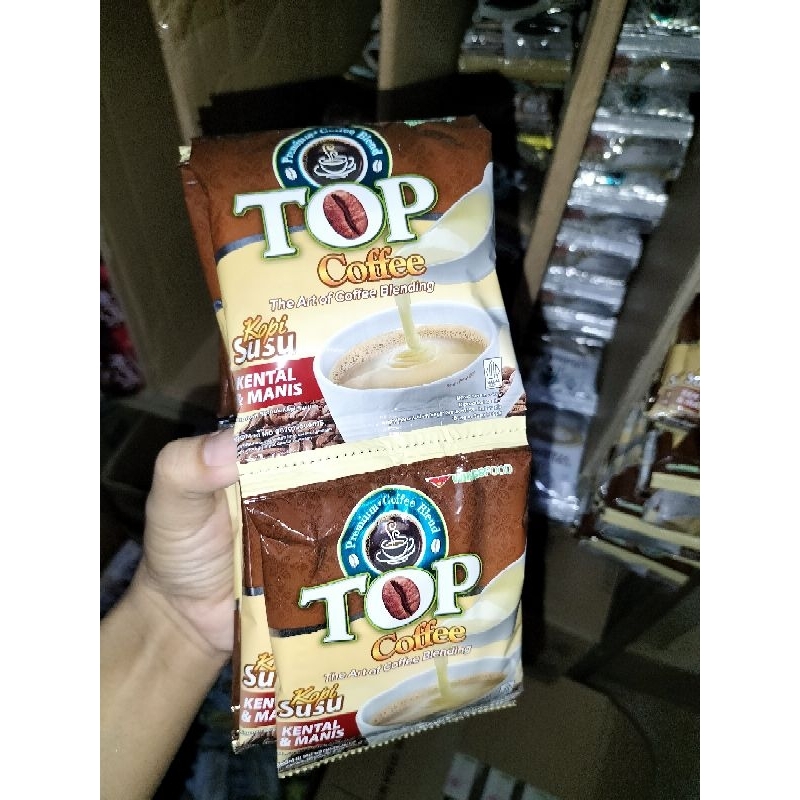 

Kopi Top Susu Kental Manis 1 Renceng