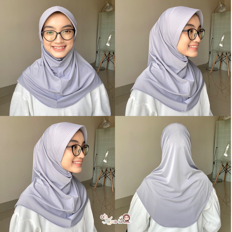 Hijab Sport Size M Pet Lebar // Hijab Sport Pet Tebal