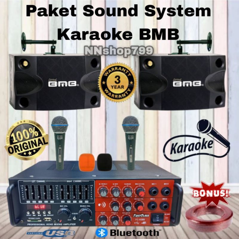 PAKET SOUND SYSTEM KARAOKE BMB CS-252V / PROFESSIONAL KARAOKE BMB CS-252V ORIGINAL