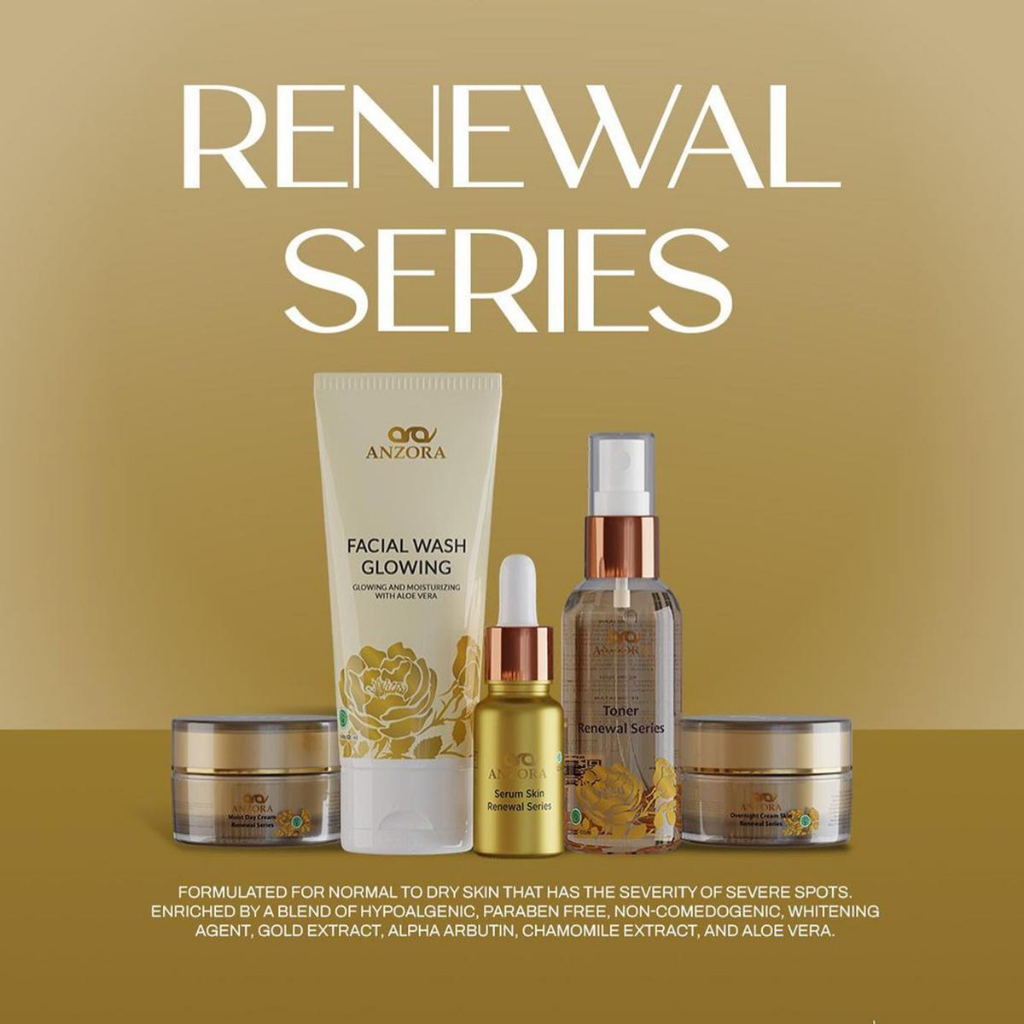 Anzora Skincare Paket Renewal Series Anti Flek