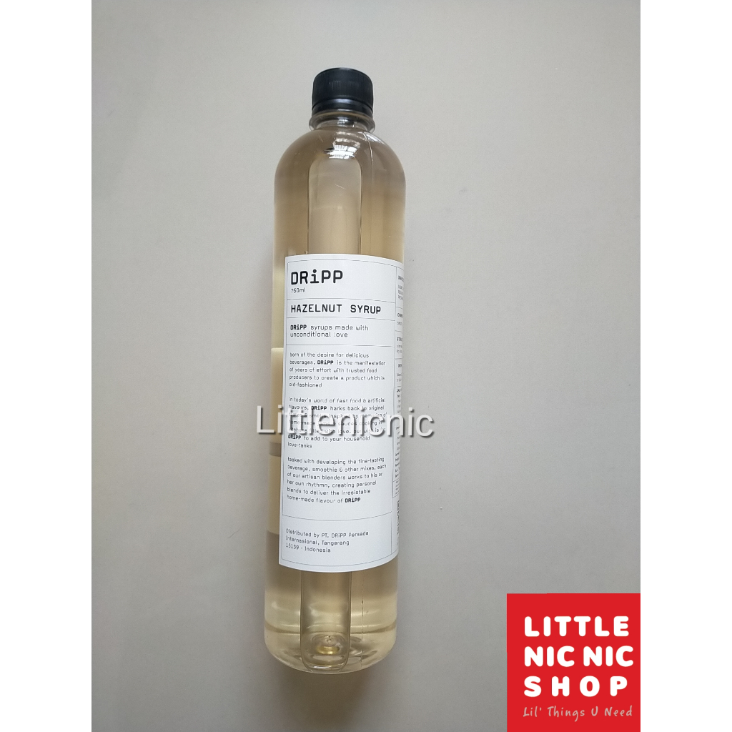 

Dripp Hazelnut Flavoured syrup sirup rasa minuman cafe