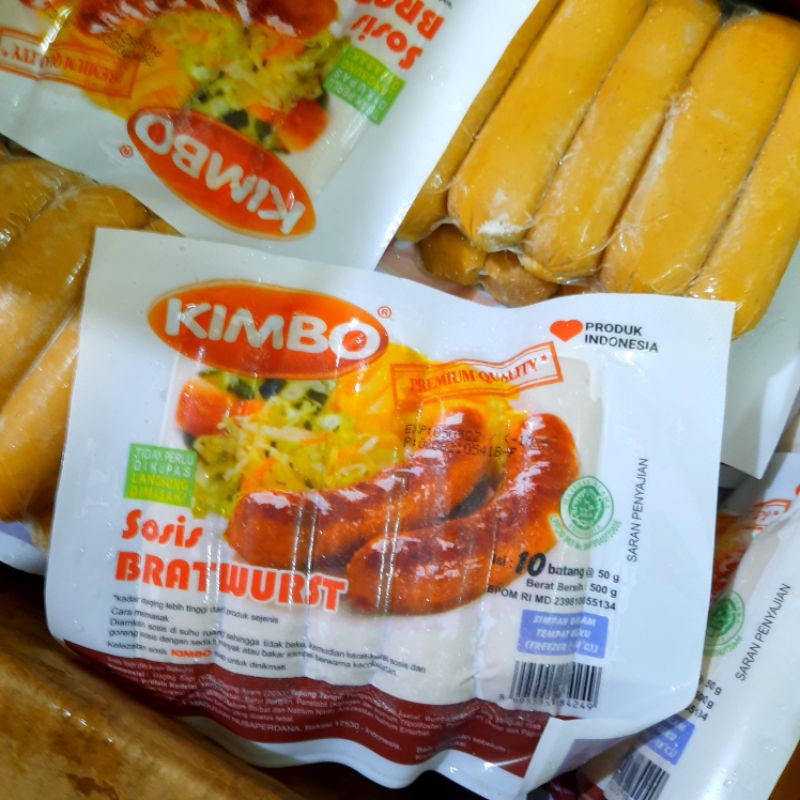 

Kimbo Sosis Bratwurst 500g