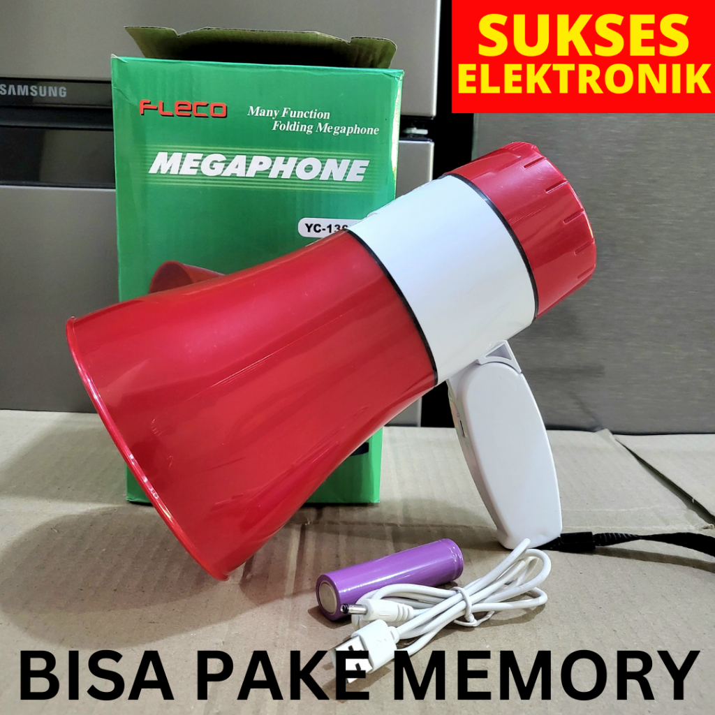 MEGAPHONE FLECO YC-130RU / TOA MINI / PENGERAS SUARA