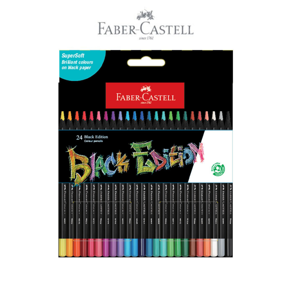 

Faber Castell Black Edition Pensil Warna Series 24 Warna 116424